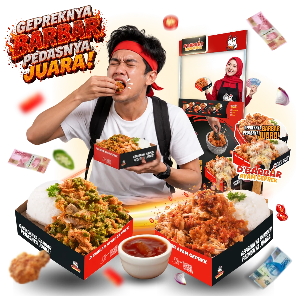 D'Barbar Ayam Geprek Showcase